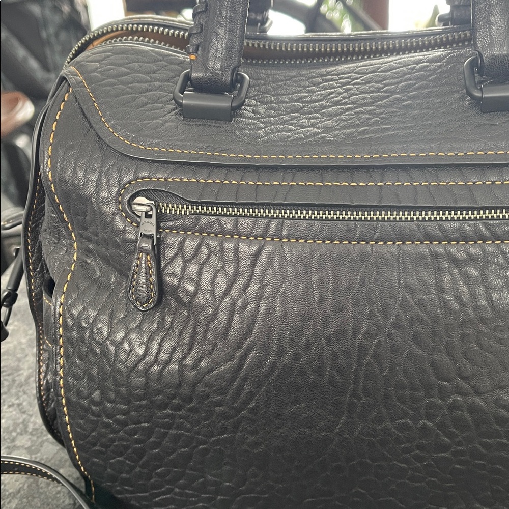 COACH 1941 Ace Satchel 28 Glovetanned Nappa Pebbled Leather 38223 BNWT - Picture 6 of 12